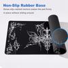 Black White Cybersigilism Deskmat Gothic Sword Art Mousepad Office Rubber Mouse Pad XXL PC Desk Accessories Gaming Keyboard Mats