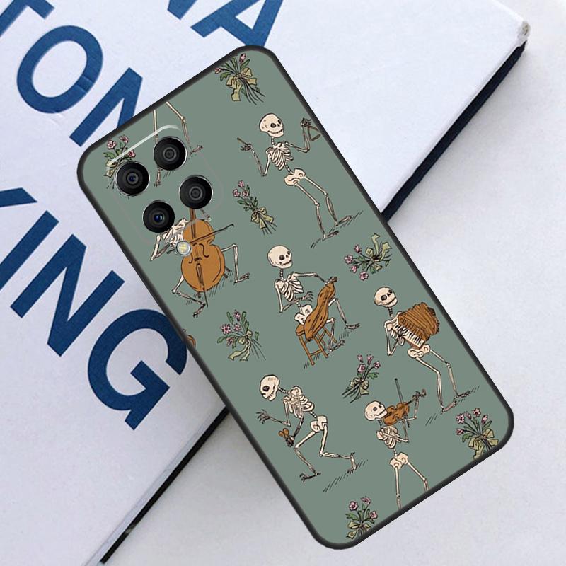 Bones Skeleton For Samsung Galaxy M35 M55 M14 M34 M54 M11 M21 M31 M13 M33 M53 M15 M12 M32 M52 M06 M16 Case