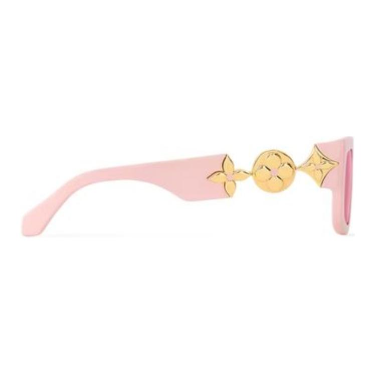 Louis Vuitton Rectangular Acetate Metal Sunglasses Men Sunglasses Multicolor 108204679