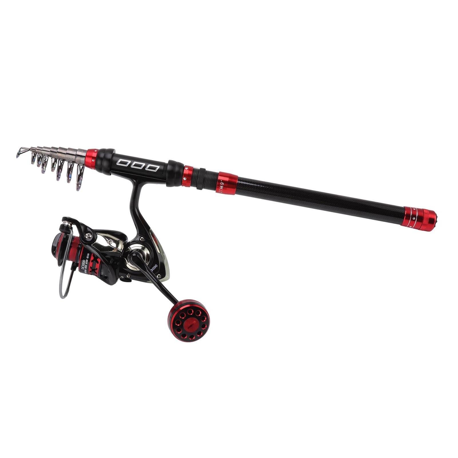 

2.7m Lure Rod Spinning Fishing Wheel with Lure Baits Fishing Accessories Set with Storage Bag for Saltwater Freshwater