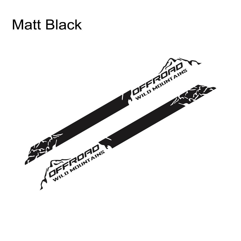 Universal Car Stickers Wild Mountain Style Decor Decals For Ford F150 Ranger Chevrolet Silverado Isuzu Dmax Toyota Hilux Tundra