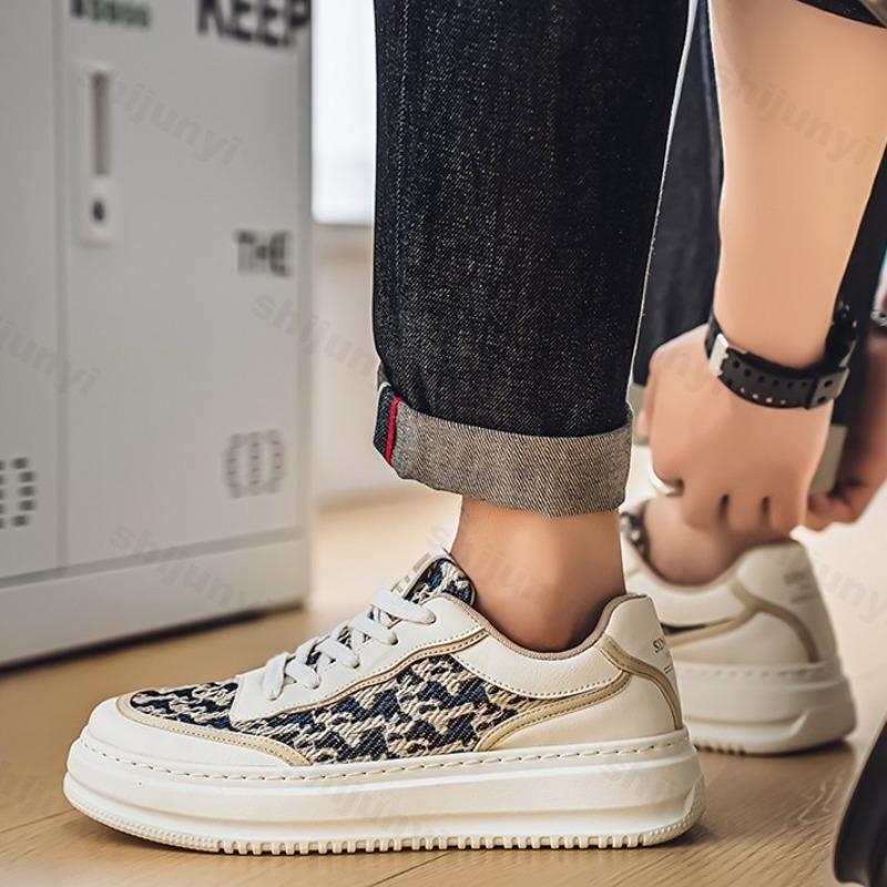 Fashion 2025 Spring New Breathable Men's Casual Shoes Comfortable Versatile Fashion Trend Niche Design Thick Soled Sport Chunky sneakers