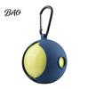 Golf Ball Travel Case Silicone Cover with Carabiner, Portable Standard Holder, Flexible Carrier Protective Sleeve, Accessories, Gift for Golfers