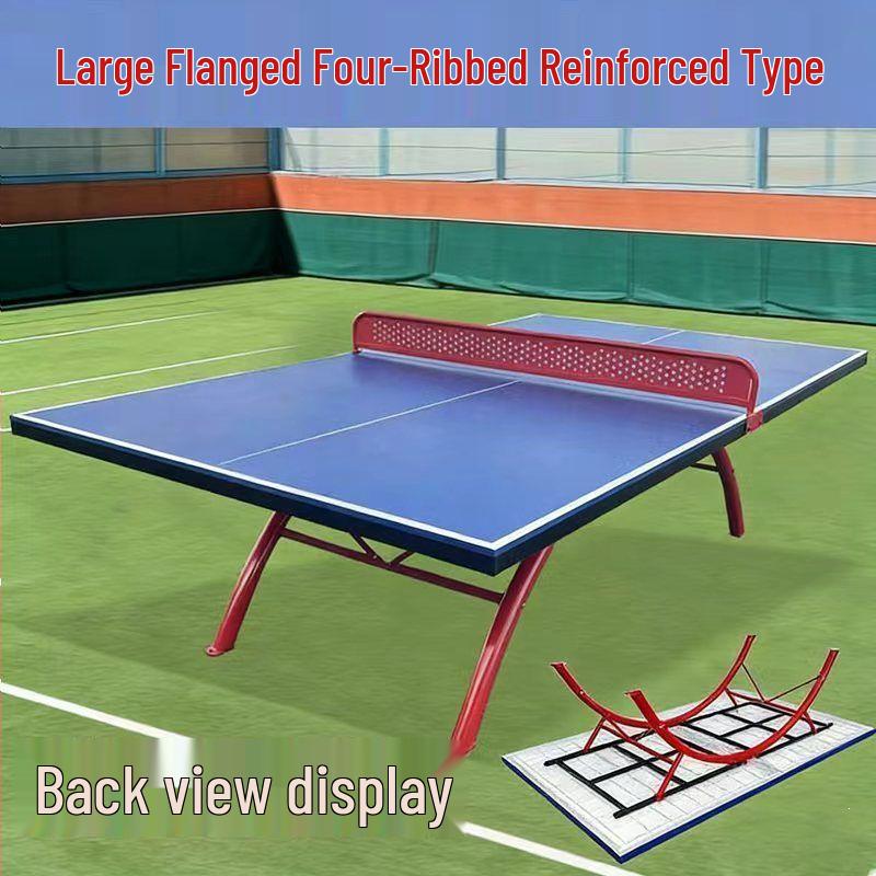 2026 Professional Outdoor Table Tennis Table - Moisture & Rust-Proof, Standard Thickened Design