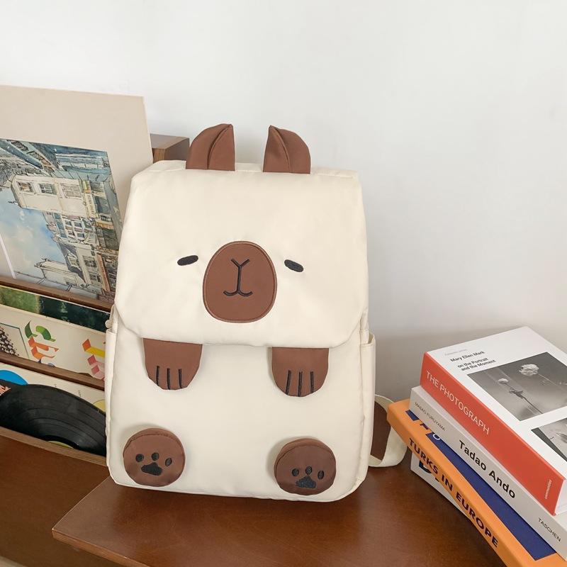 School bag girl cute junior high school student large capacity versatile backpack college student simple ugly shopping backpack