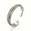Retro-style adjustable feather bracelet - a unique rock-and-roll fashion accessory with a simple and cool design.