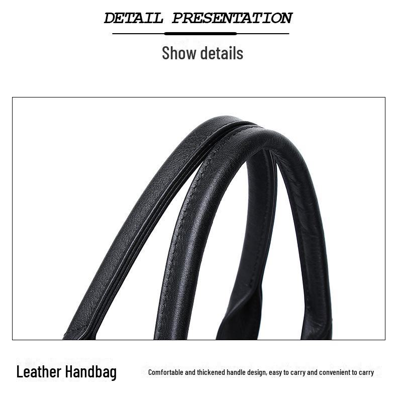 Große Business-Aktentasche und Tragetasche aus echtem Leder für Herren