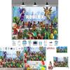 Roblox Boys' Game Birthday Party Decoration Banner 5x3 Ethylene Photography Backdrop Cloth