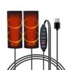 Motorrad Lenker Heizgriffe USB-betrieben Warmhaltefunktion 3-stufig Temperatur verstellbar Tragbarer Griffheizer für Roller Motorräder