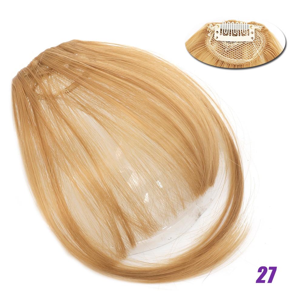 

XIYUE воздушная челка, синтетическая накладная челка, заколка для наращивания волос, искусственная челка с бахромой, женская натуральная воздушная челка, клипса на челке