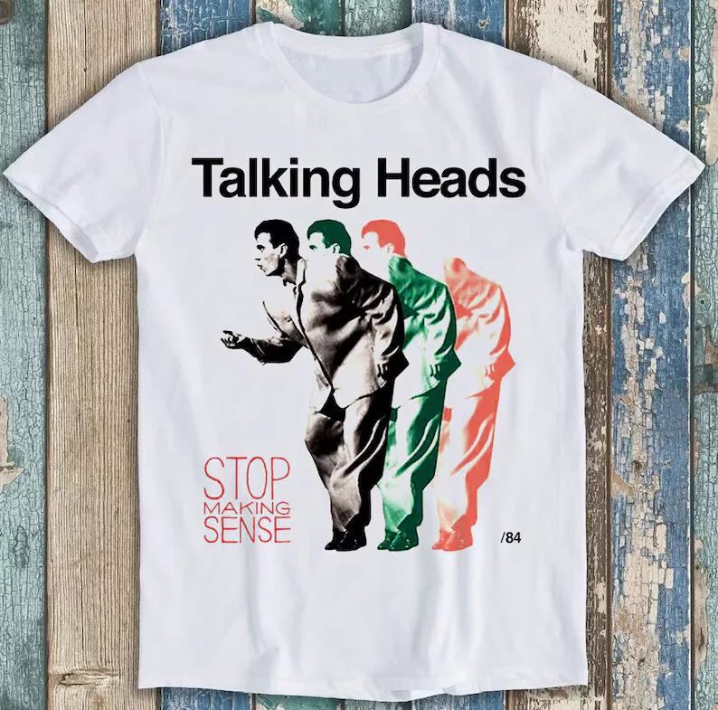 Talking Heads Stop Making Sense Limited Edition Vinyl Cover Tee T Shirt M1620