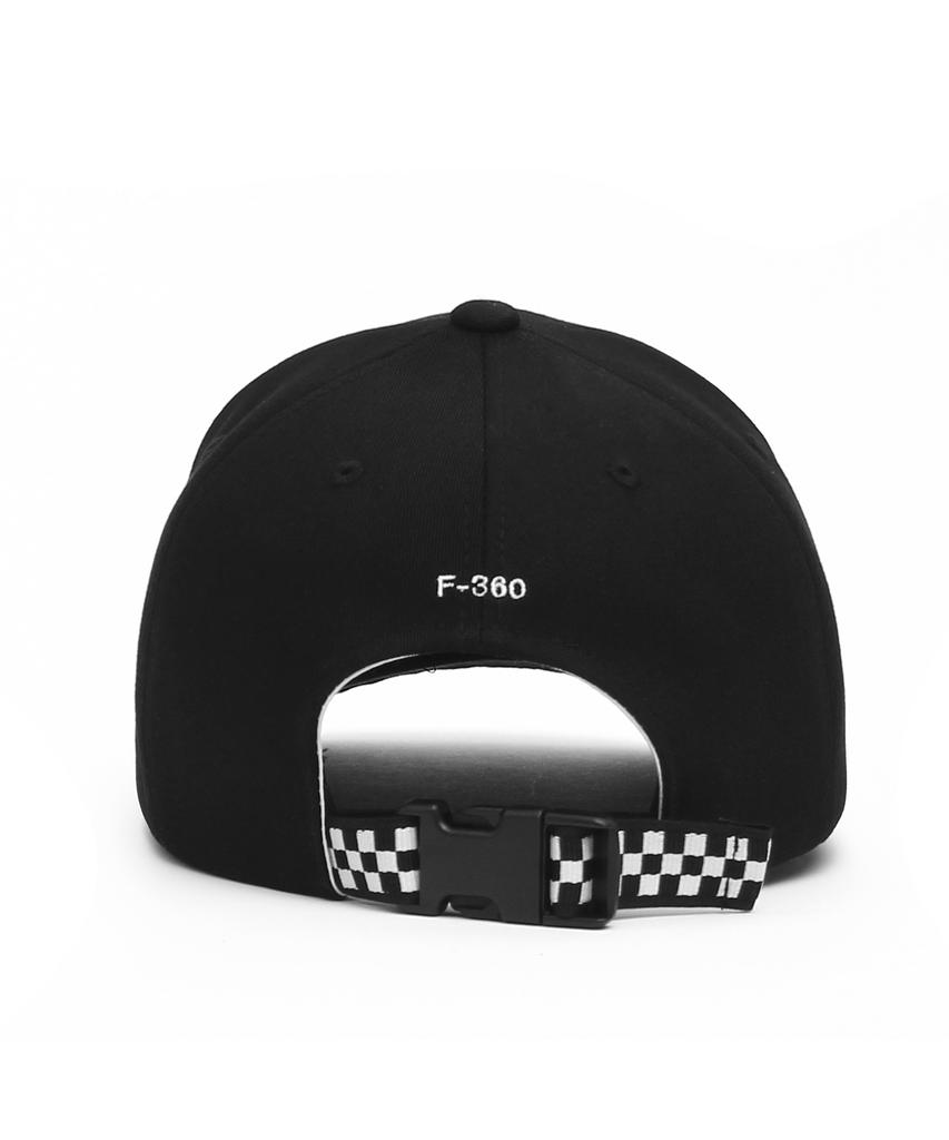 Eondeokeonteulol Cotton Logo Ball Cap F-360 / Hard Top B B / Black Race