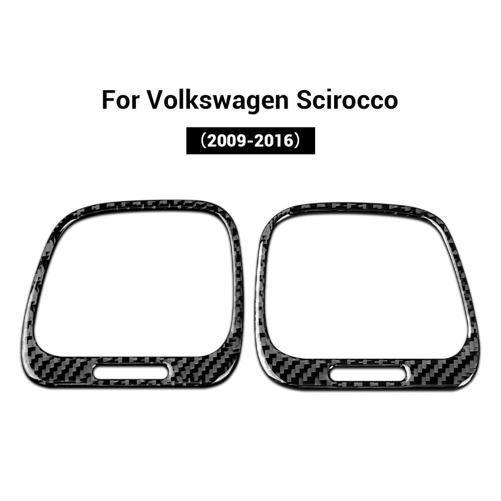 

Real Soft Carbon Fiber LHD RHD Sticker For Volkswagen Scirocco Mk3 2009 2010 2011 2012 2013 2014 2015 2016 Car AC Outlet Vent вуглецевого волокна, чорного кольору