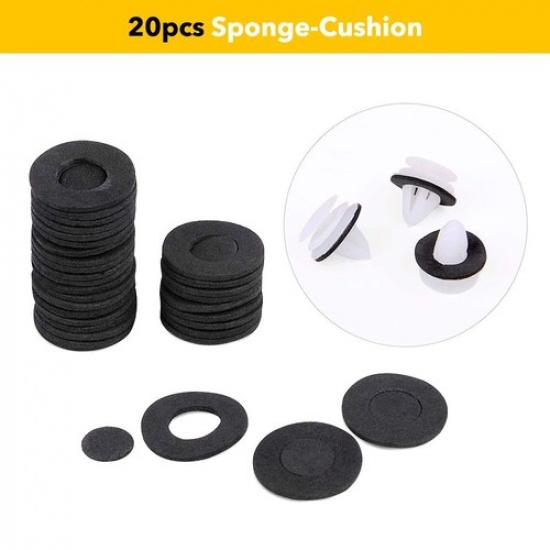 415PCS Car Retainer Auto Fasteners Push Trim Plastic Clips Pin Rivet Bumper Kit