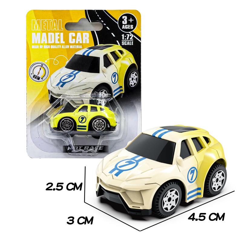 Water-Reactive Color-Changing Alloy Racing Car Model 1:60 Pull-Back Toy for Boys