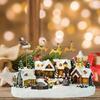Christmas Flying Reindeer LED Music Decoration Safe Resin Family Celebration
