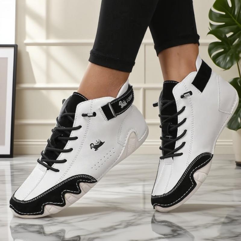 

Minimalist Women Boots Fashion Versatile Anti Slip Spring and Autumn High Top Shoes Outdoor Cycling Comfortable Couple Loafers 36