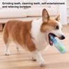 Water Bottle Dog Toy Squeaky TPR Bottle Dog Chew Toy with Tennis Ball Inside Interactive Fetch Toy for Small Medium Large Dogs