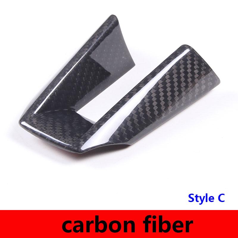 

For Porsche Panamera 2026-2026 Real Carbon Fiber Car Steering Wheel Frame cover Trim sticker Car Accessories