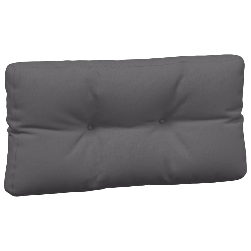 7 Piece Pallet Cushions Anthracite Fabric