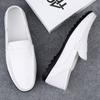 Fashion Summer Man Loafers Wedding Dress White Driving Moccasins Footwear Men Casual Shoes Split Leather Slip On Lightweight Male Shoes