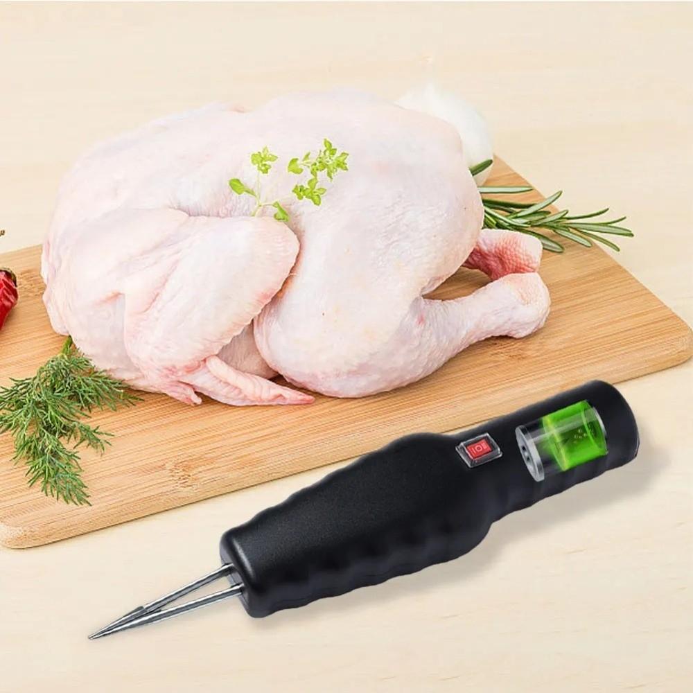 Powerful Motor Electric Poultry Plucker Ergonomic Feather Removal Plucker  Poultry Processing