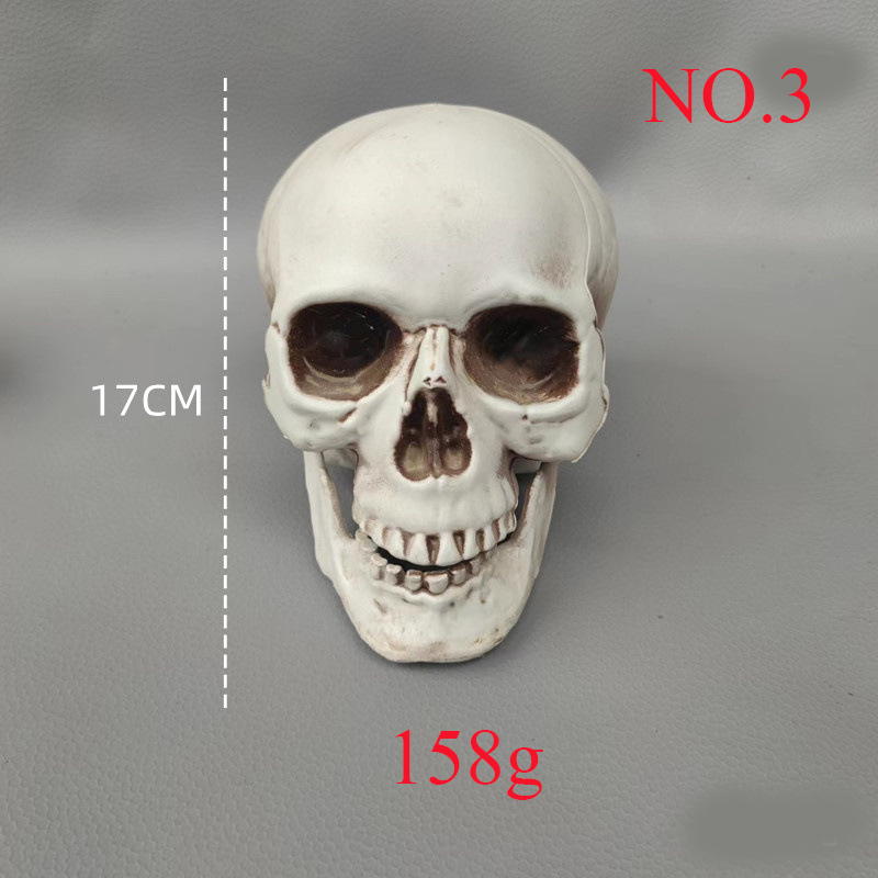 Horror Simulation Skull Head Halloween Prop Decoration Ghost House Bar Chamber Atmosphere Ornament