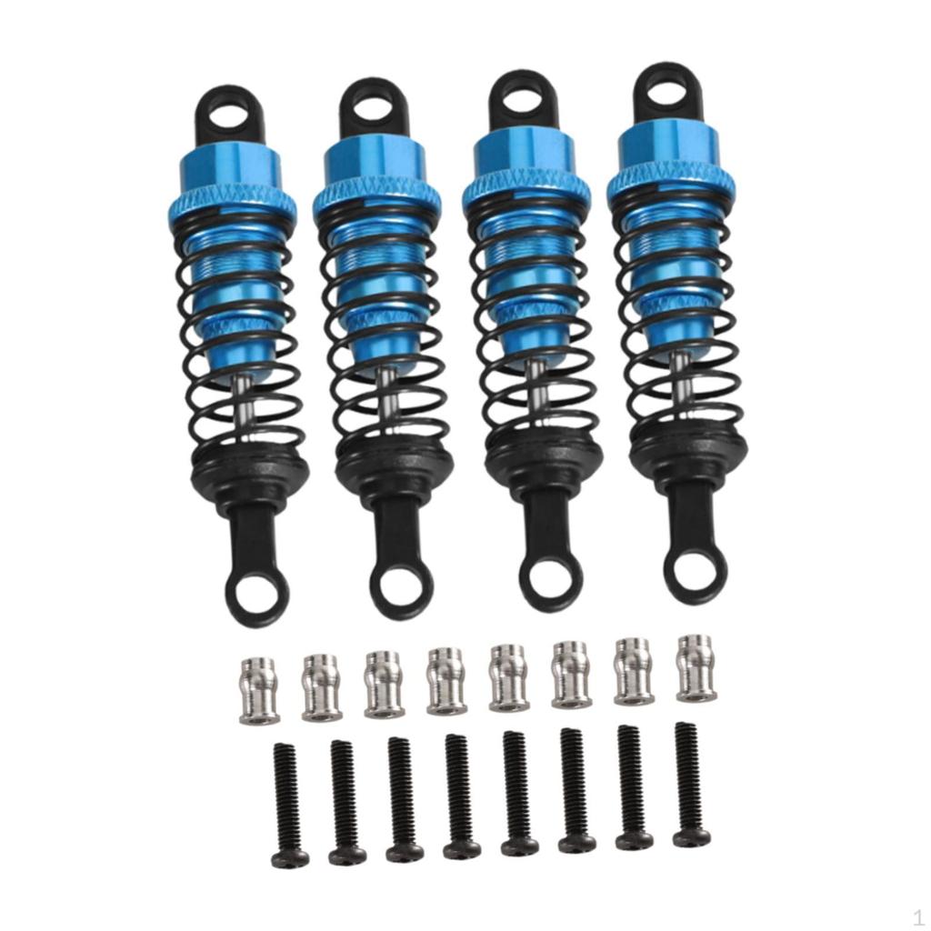 4 Pieces Hydraulic Shock Absorbers for RC Car Dampers Set Shocks 1/12 1/16 Scale MN98
