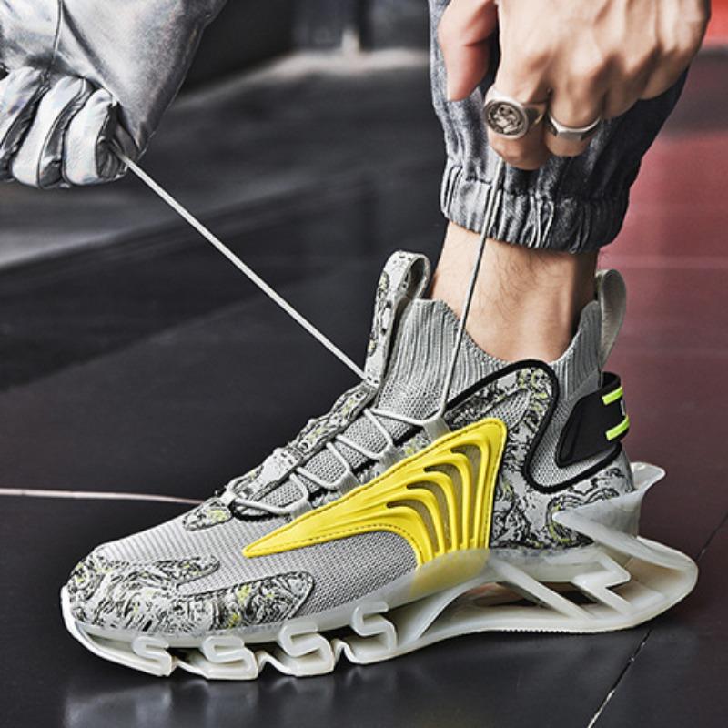 Men's Large Blade Running Shoes, Casual Running, Summer Breathable Sports Shoes