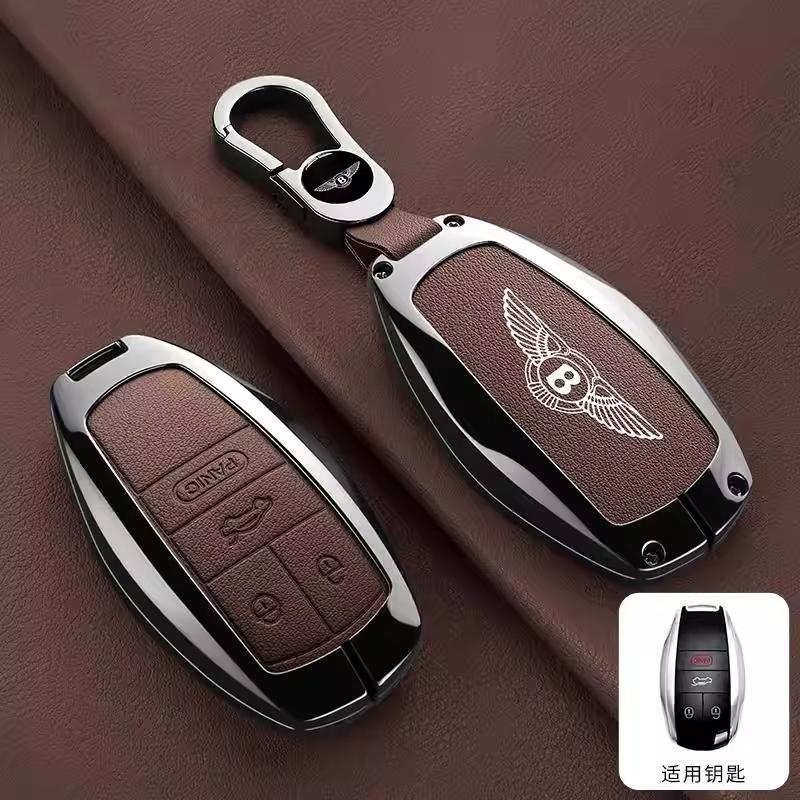 Pro Nový Bentley Flying Spur Continental GT Bentayga Mulsanne Auto LOGO Kryt Klíče od Auta Kryt Chytrého Dálkového ovladače Taška na Klíče Klip na Skořápku