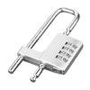 Adjustable Combination Lock Long Shackle Security Padlock Versatile Combination Lock Upgraded for Gym School & Fences