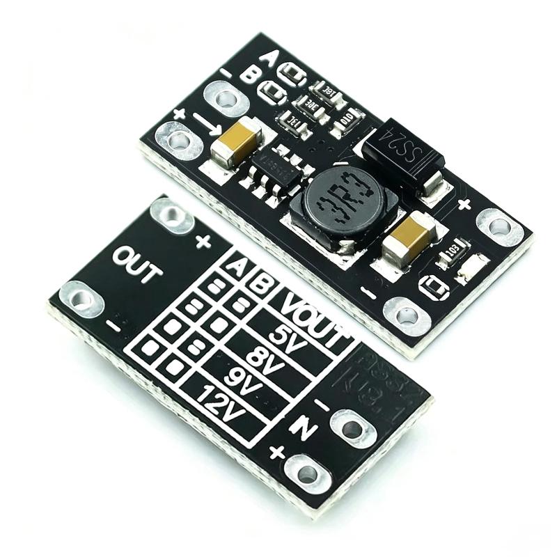 Mini Dc-Dc Boost Step Up Converter 3V 3.2V 3.3V 3.7V 5V 9V To 12V Voltage Regulator Pcb Board Module Can Set 5V/ 8V/ 9V/12V