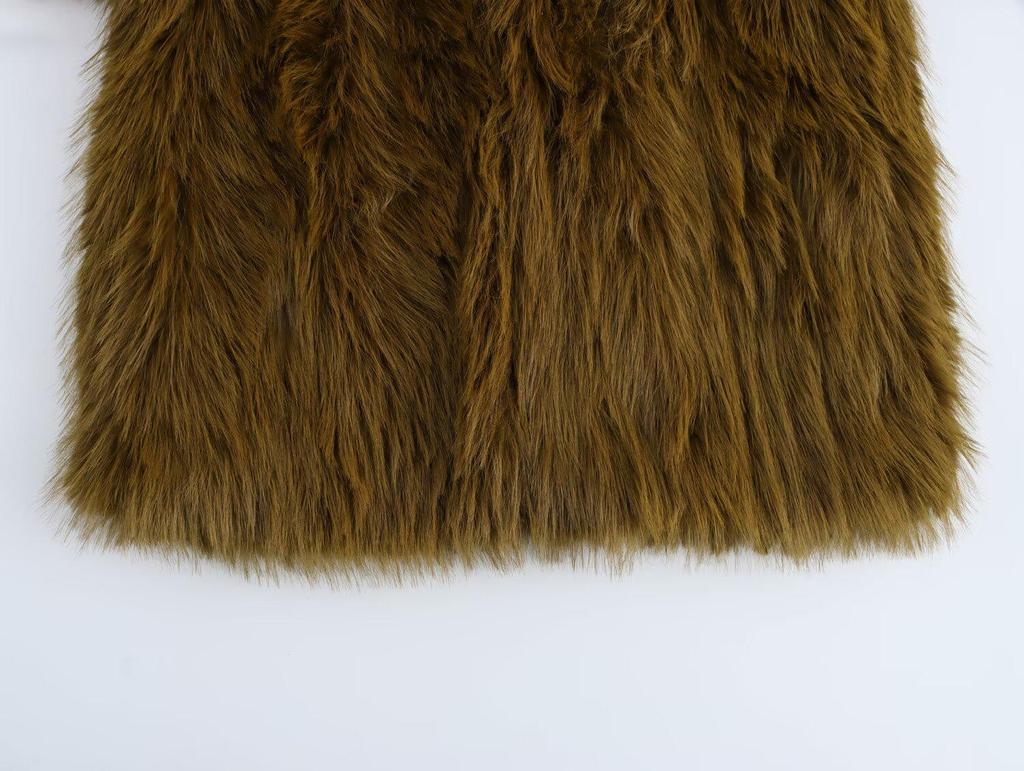 European and American Women's Faux Fur Short Coat - 2024 Autumn/Winter Collection