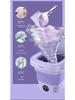 Compact Stackable Mini Washing Machine for Underwear & Socks - Portable and Ideal for Dormitory & Home Use.