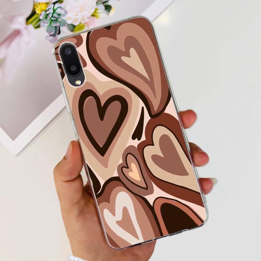

For Samsung Galaxy A02 A02S Case Fashion Flower Silicone Soft Cover Funda For Samsung A02s A02 M02 A 02S M 02S A022F Phone Cases Samsung A02