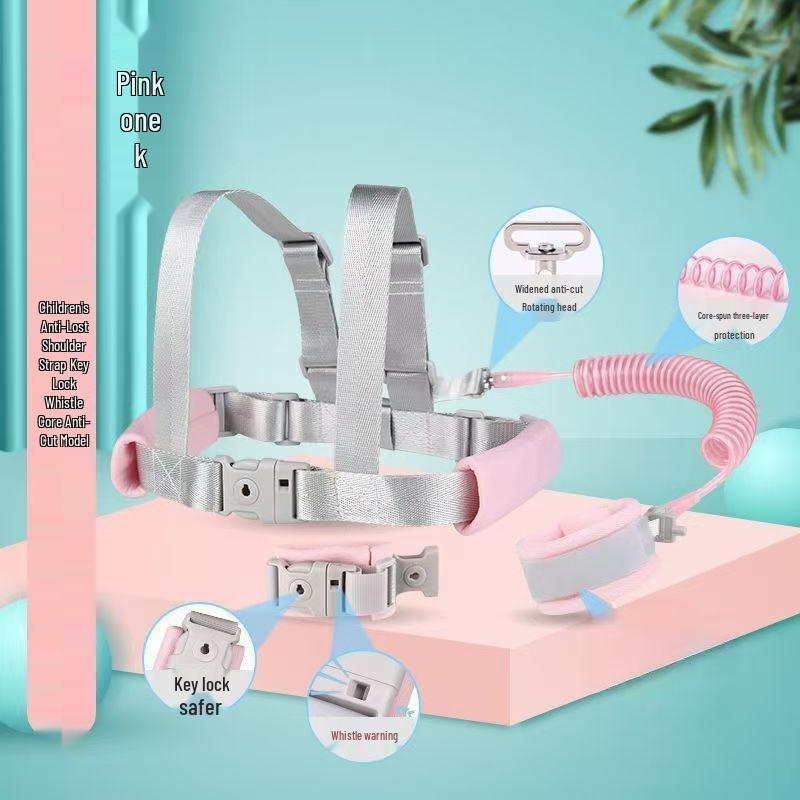 Luminous Child Anti-Lost Bracelet with Traction Strap