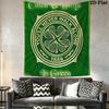 Celtic Football Club Wall Hanging Printed Fabric Blanket Decorative Tapestries for Bedroom Living Room Home Decor