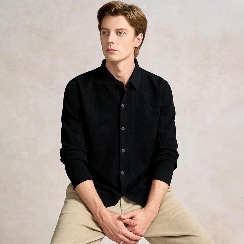 

Luozi Men s Premium Wool Blend Lapel Cardigan Sweater 4XL (195)