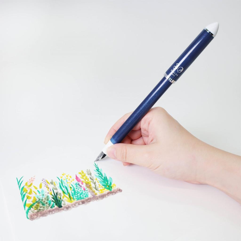 Sailor Fude de Mannen Calligraphy Fountain 30th Anniversary Reimei Pen, Edition, Blue, 40°, 10-0344-040