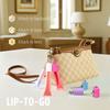 Practical Silicone Keychain Cap Accessories Portable Durable Holder Keychain Compatible For Lipgloss Storage And Balm Cap