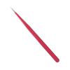 Double-Headed Multifunctional Nail Art Tweezers with Silicone Press Stick and Straight Head for Embossed Stickers and Jewelry Clippers.