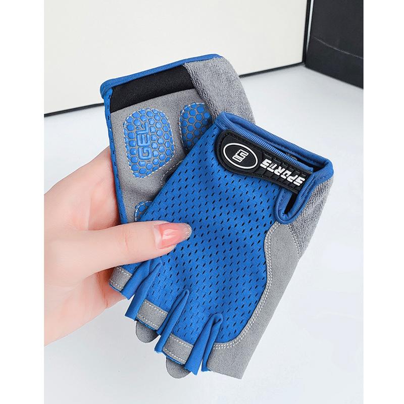 

Детские перчатки для верховой езды Мальчики и девочки беговел летние тонкие солнцезащитные и противоскользящие L синий
