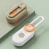 Steamy Brush Electric Spray Cat Hair Brush 3in1 Pet Hair Removal Tool 360° Rotating Handle Silicone Multifunctional Massage Comb