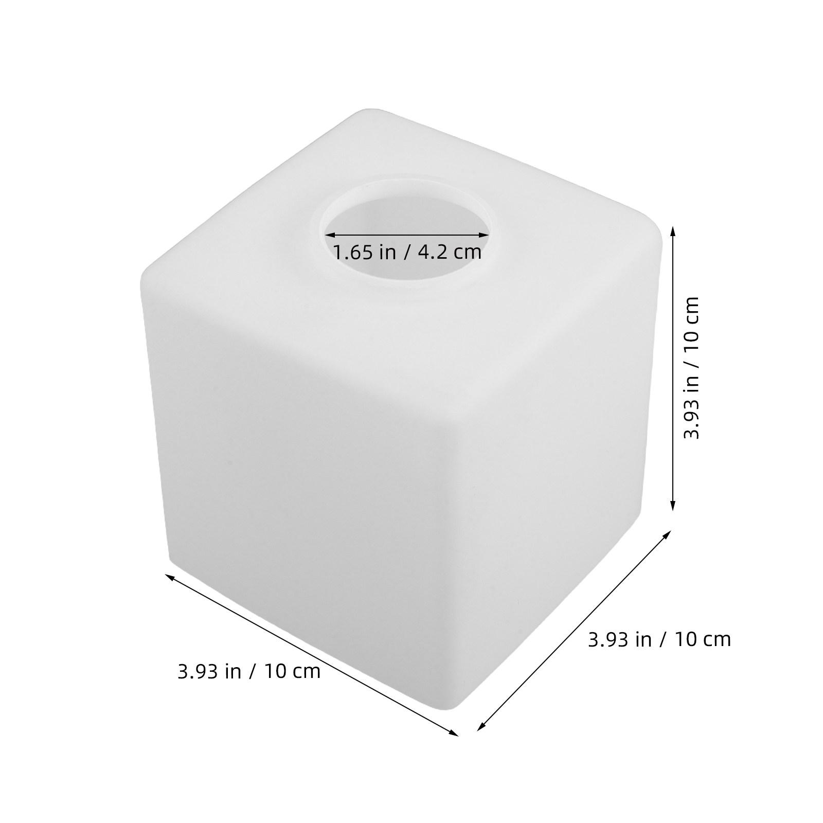 100Mm Glass Lampshade Square Replacement Ceiling Lamp Shade Pendant Light Cover Dining Bedroom Glass Light Shade