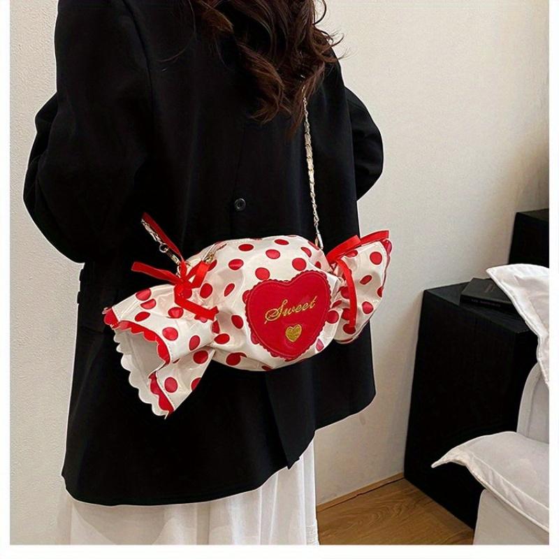 Candy Shaped Crossbody Bag, a New Japanese Style Design for Women, Unique Shoulder Bag