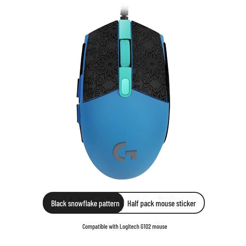 Kompatible Anti-Rutsch- und Schweißabsorptionsaufkleber für Logitech G304- und G102-Mäuse