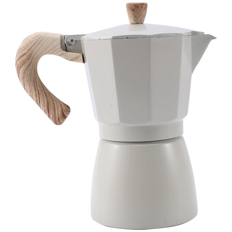 150ml Latte Mocha Italian coffee machine Mokka Espresso Cafeteira Percolator Percolator Pot Coffee machine White | Coffee cans
