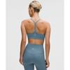 Lululemon Flow Y Bra Light Support  C D Cup  Evolve Steel Blue