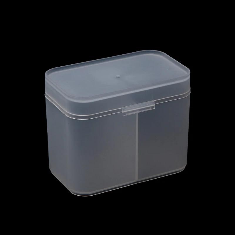 

1 шт. ватные диски, тампоны, салфетки для ногтей, кисти для макияжа, органайзер, коробка для хранения, держатель, контейнер, независимый двойной отсек прозрачный