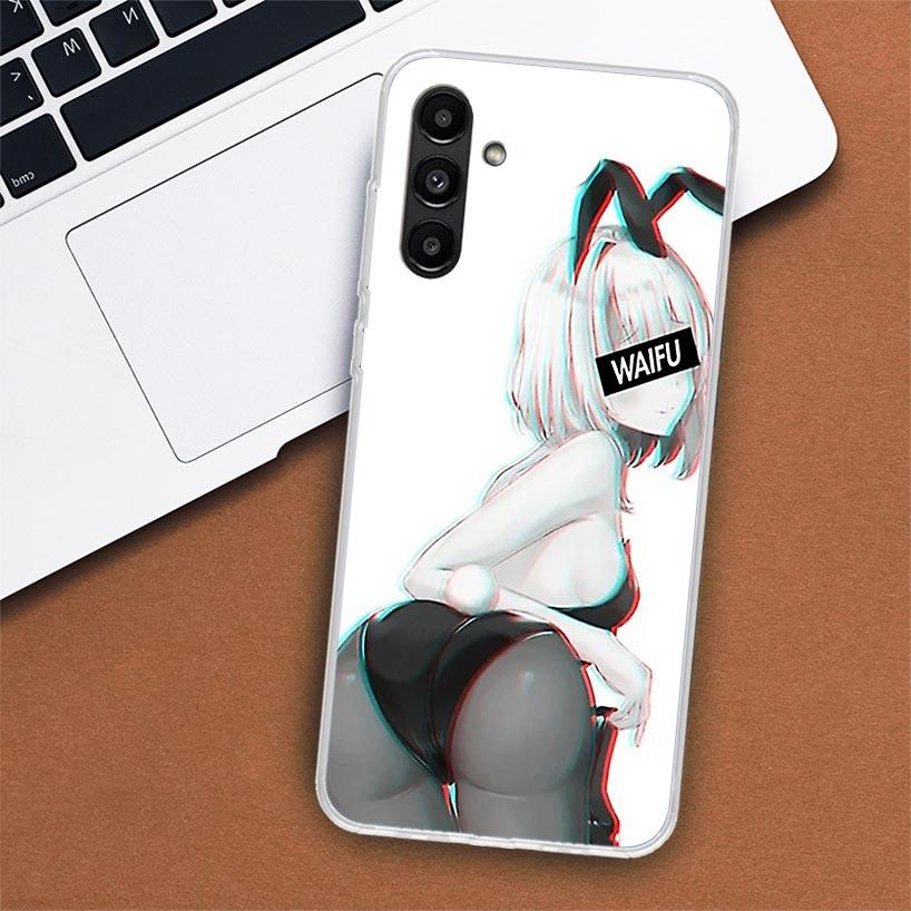 Sugoi Senpai Anime Waifu Sexy Girl Phone Case For Samsung Galaxy A51 A71 A50 A70 A40 A30 A20E A10 A41 A31 A21S A11 A01 A6 A8 + A